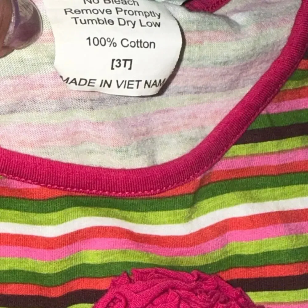 Sage & Lilly Girls Tiered Ruffle Dress Size 3T Pink Green Floral Boutique